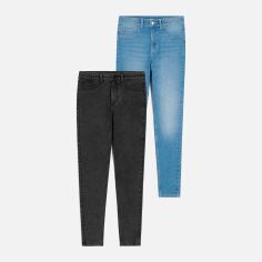 Акція на Джинси Skinny жіночі C&A GD-00044781 36 2 шт Блакитний/Чорний від Rozetka