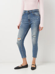 Акція на Джинси Skinny жіночі Pull & Bear 4685501407p09 31 Блакитні від Rozetka