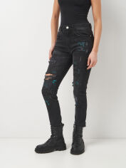 Акція на Джинси Skinny жіночі Zara 5862442800p09 W30 Темно-сірі від Rozetka