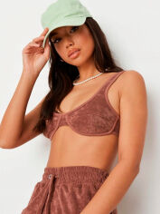 Акція на Топ жіночий Missguided cl113653c15 40 Коричневий від Rozetka