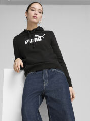 Акція на Худі жіноче Puma Ess No. 1 Logo Hoodie Tr 68239001 XL Black від Rozetka