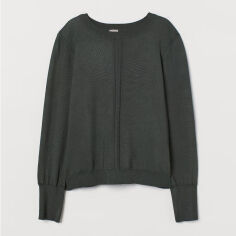Акція на Джемпер жіночий H&M 8413751wer S Темно-зелений від Rozetka