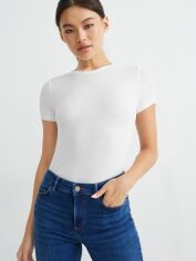 Акція на Футболка жіноча C&A GD-00075940 XL Біла від Rozetka