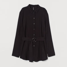 Акція на Сорочка жіноча H&M 8610231wer M Чорна від Rozetka