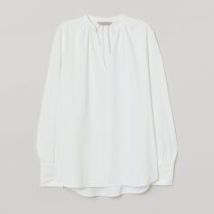 Акція на Блузка жіноча H&M 9033082wer L Молочна від Rozetka