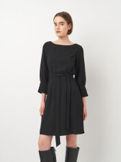 Акція на Сукня коротка осіння жіноча H&M 954832002p08 36 Чорна від Rozetka