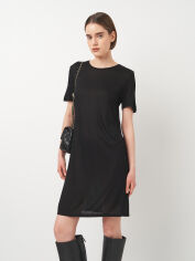Акція на Плаття-футболка коротке літнє жіноче H&M 4044274001p08 XS Чорне від Rozetka