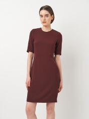 Акція на Сукня коротка осіння жіноча H&M 4299424p08 36 Бордова від Rozetka