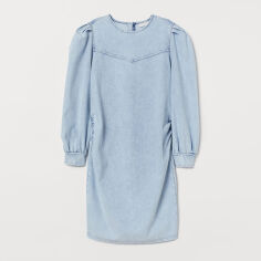 Акція на Сукня для вагітних міді осіннє жіноче H&M 8356951wer M Блакитне від Rozetka