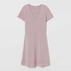 Акція на Сукня міді літня жіноча H&M 8483551wer XS Рожева від Rozetka