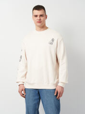Акція на Світшот чоловічий H&M 9020515wer XL Кремовий від Rozetka