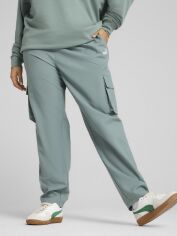 Акція на Спортивні штани жіночі Puma Ess Small No. 1 Logo Woven Cargo Pants Op 68497830 XS Green Moon від Rozetka