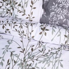 Акція на Підковдра MirSon Ranforce Elite 17-0668 Grey Blooms 143х210 см від Rozetka