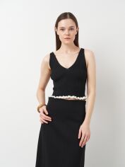 Акція на Футболка жіноча Zara 1131/350 L Чорна від Rozetka