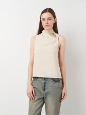 Акція на Футболка жіноча Zara 1165/557 M Бежева від Rozetka
