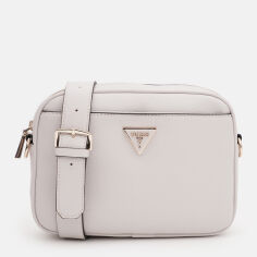 Акція на Сумка крос-боді через плече жіноча маленька Guess Meridian HWBG87-78140-IVO Ivory від Rozetka