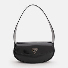 Акція на Сумка багет сідло жіноча маленька Guess Arnela HWNG94-96780-BLA Black від Rozetka