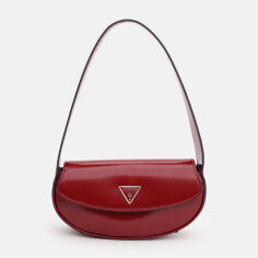 Акція на Сумка багет сідло жіноча маленька Guess Arnela HWNG94-96780-RED Red від Rozetka