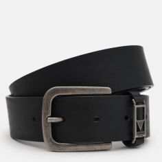 Акція на Ремінь чоловічий з натуральної шкіри Guess BMBIVS-P5130-BLA M Black від Rozetka