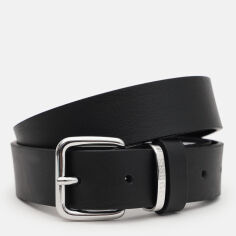 Акція на Ремінь чоловічий з натуральної шкіри Guess BMSIWS-P5130-BLA M Black від Rozetka