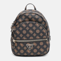 Акція на Жіночий рюкзак Guess HWPG69-94320 Mocha Logo від Rozetka