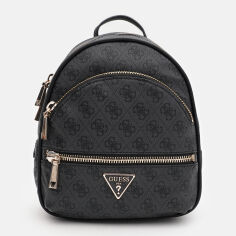 Акція на Рюкзак жіночий 5л Guess Manhattan HWSG69-94320-CLO Coal Logo від Rozetka