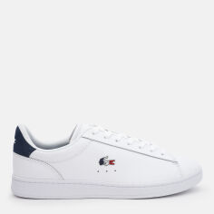 Акція на Чоловічі кеди низькі Lacoste Carnaby 748SMA0111-407 42 (T8) 25.8 см Wht/Nvy/Red від Rozetka
