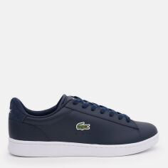 Акція на Чоловічі кеди низькі Lacoste Carnaby 748SMA0011-092 43 (T9) 26.7 см Nvy/Wht від Rozetka