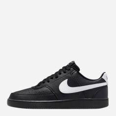 Акція на Чоловічі кеди низькі Nike Court Vision Low FZ0630-010 42 (8.5US) Чорні від Rozetka