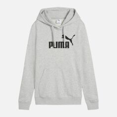 Акція на Худі жіноче Puma Ess No. 1 Logo Hoodie Tr 68239004 L Light Gray Heather від Rozetka