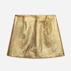 Акція на Спідниця міні літня жіноча H&M 11301456wer 36 Золотиста від Rozetka