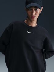 Акція на Світшот жіночий Nike Sportswear Phoenix Oversized Crew FZ4270-010 S Чорний від Rozetka