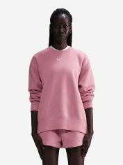 Акція на Світшот на флісі жіночий Nike Sportswear Phoenix Oversized Crew FZ4270-699 L Рожевий від Rozetka