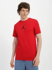 Акція на Футболка довга чоловіча Nike Air Jordan Jumpman Dri-FIT CREW CW5190-687 L Червона від Rozetka