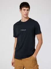 Акція на Футболка бавовняна довга чоловіча Nike JORDAN AIR CREW DM3182-010 S Чорна від Rozetka