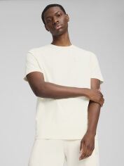Акція на Футболка бавовняна довга чоловіча Puma Ess Elevated Tee 68472699 2XL No Dye від Rozetka
