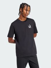 Акція на Футболка бавовняна довга чоловіча Adidas Not Sports Specific M L Slide Pkt T JC5283 2XL Black від Rozetka