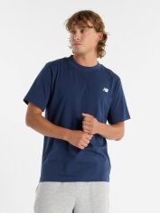 Акція на Футболка бавовняна довга чоловіча New Balance Sport Arch Graphic MT51985NNY XL Синя від Rozetka