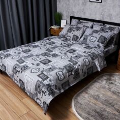 Акція на Комплект постільної білизни Moon&Star King Size 220x240 наволочки 4х50х70 Бязь Gold Люкс Vintage Keys (MS-820007283) від Rozetka