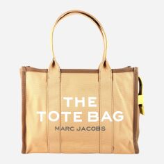 Акція на Сумка шопер жіноча тканинна Marc Jacobs Women's The Large Tote BG-MJ-35 Бежевий від Rozetka