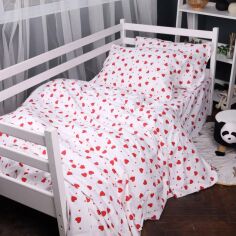 Акція на Комплект постільної білизни MirSon King Size 220x240 см 015 Love Фланель від Rozetka