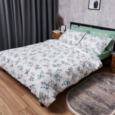 Акція на Комплект постільної білизни Moon&Star King Size 220x240 наволочки 2х40х60 Бязь Gold Люкс Spring Harmony (MS-820006965) від Rozetka