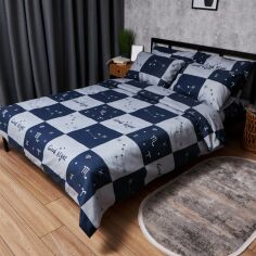 Акція на Комплект постільної білизни Moon&Star King Size 220x240 наволочки 2х40х60 Мікросатин Premium Zodiac Dream (MS-820008085) від Rozetka