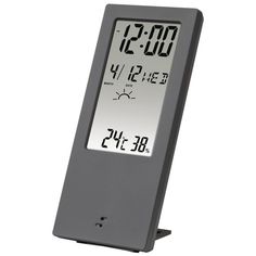 Акція на Термометр/гигрометр HAMA TH-140 с индикатором погоды gray від MOYO