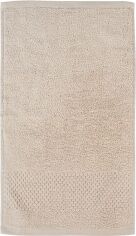 Акція на Рушник махровий MBM MY HOME для ванної 30х50 см Бриз бежевий (BT-01 S BEIGE) від Rozetka