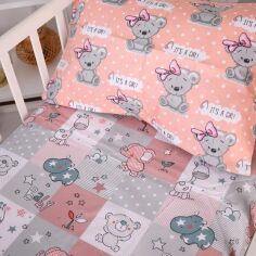 Акція на Простирадло MirSon полуторне 150x220 см Kids Time 20-0028 Little girl Teddy бязь від Rozetka