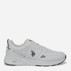 Акція на Чоловічі кросівки U.S. Polo Assn 4M,Vance Summer 4Fx 101502348 41 27 см Білі від Rozetka