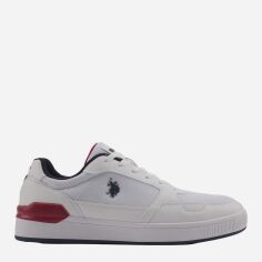 Акція на Чоловічі кеди низькі U.S. Polo Assn 4M,Park Glb 4Fx 101530820 40 26 см Білі від Rozetka