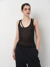 Акція на Футболка жіноча Zara 2645/088 S Чорна від Rozetka
