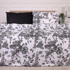 Акція на Комплект постільної білизни MirSon King Size 220х240 см 17-4840 Deborah Ranforce Elite від Rozetka